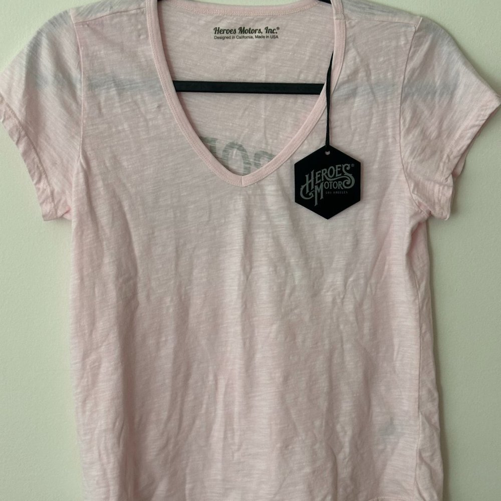 HERO MOTORS Short sleeve cotton baby tee cap sleeves